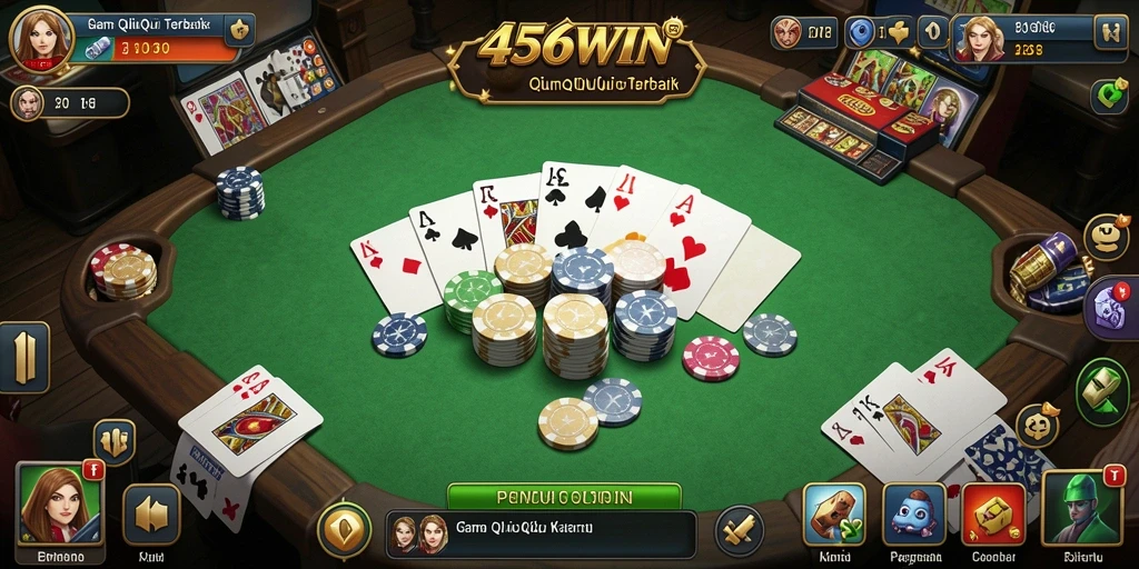 Screenshot gameplay QiuQiu yang seru dan penuh strategi.