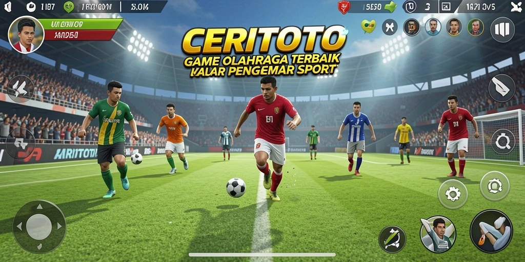 Tampilan gameplay seru dan kompetitif dari CERITOTO.