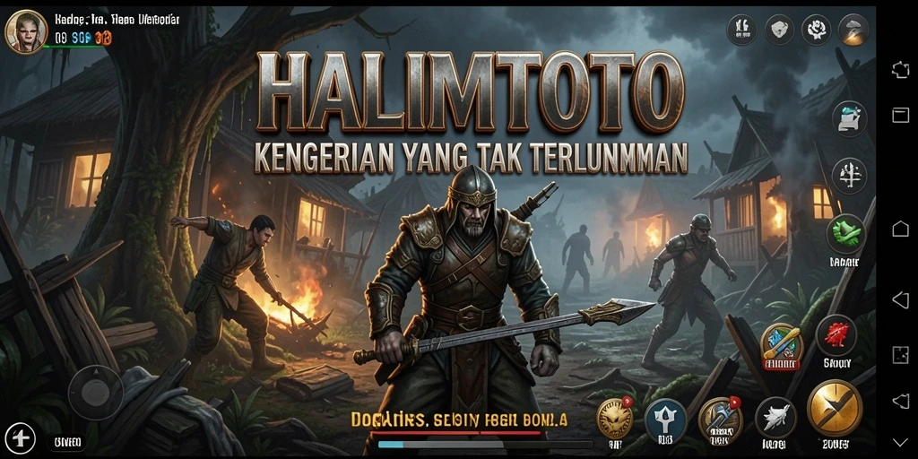 Screenshot HALIMTOTO menampilkan gameplay yang menegangkan dan menyeramkan.