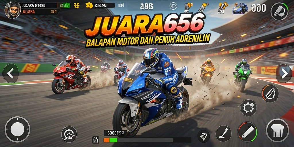 Gameplay seru dengan adrenalin tinggi di JUARA666.