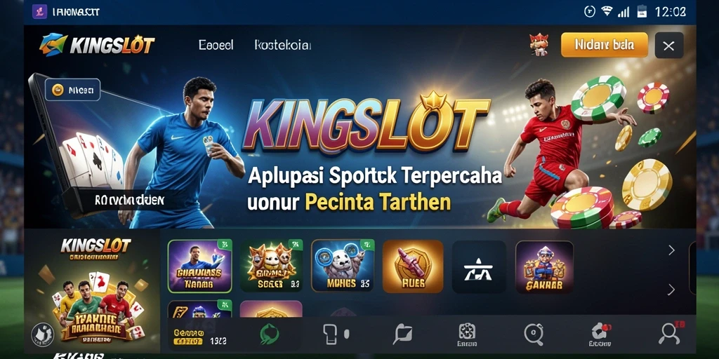 Tampilan gameplay menarik dari aplikasi Sportsbook KINGSLOT.