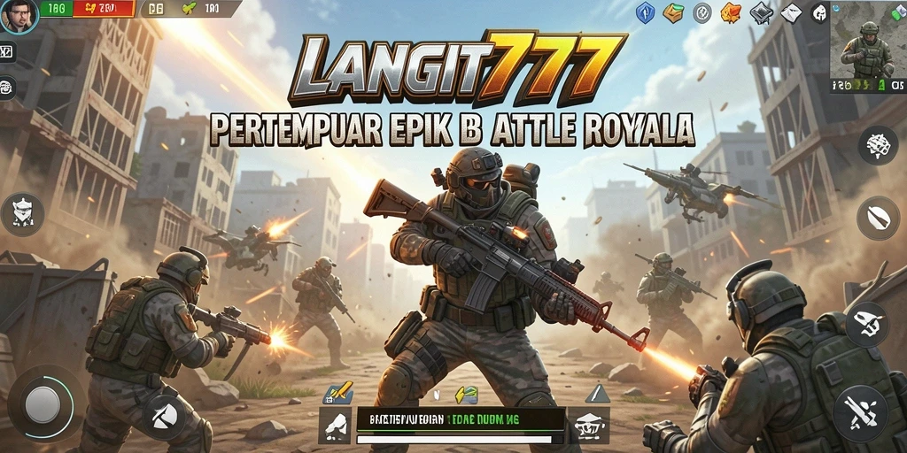 Tangkapan layar intens dari gameplay LANGIT777 yang menampilkan momen pertempuran mendebarkan.