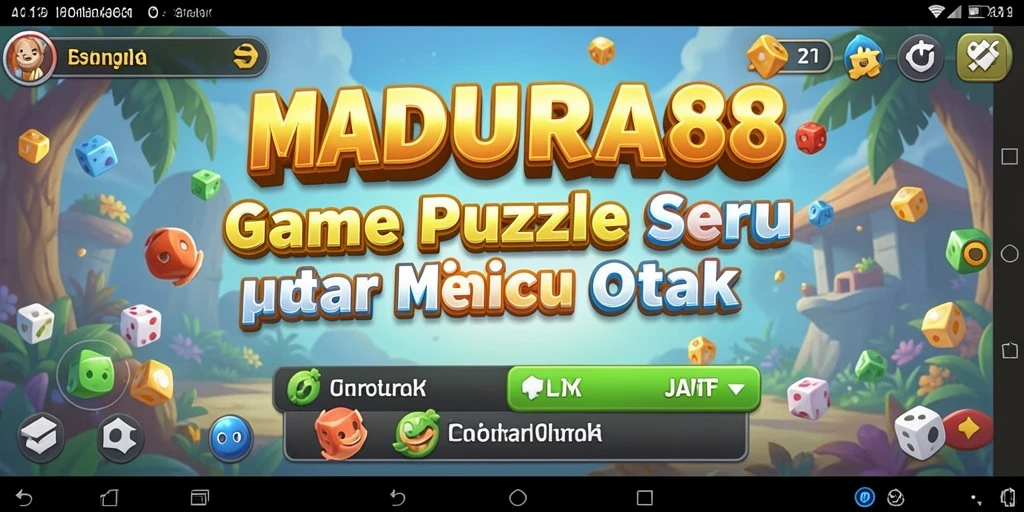 Screenshot MADURA88 menampilkan gameplay Puzzle yang menantang.