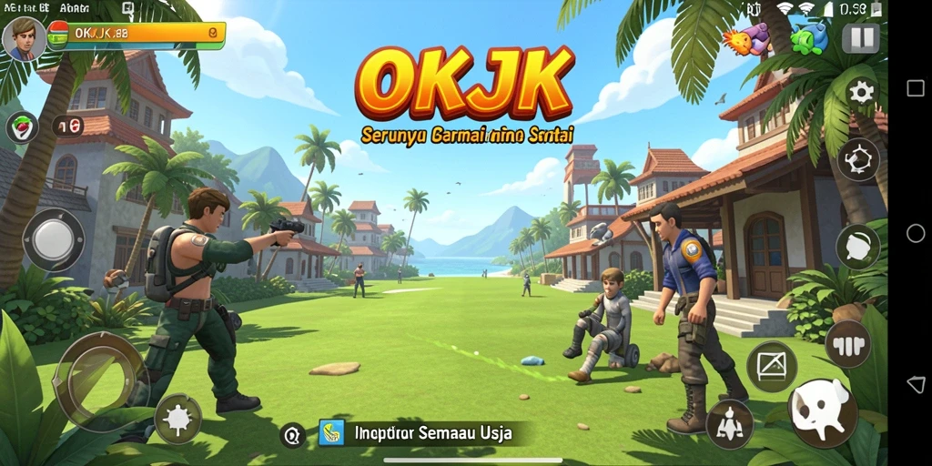 Tampilan menarik dari gameplay OKJK yang seru dan santai.